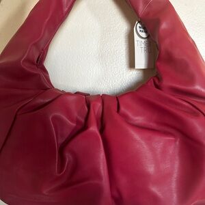 Time and Tru Bold Red Hobo Bag
